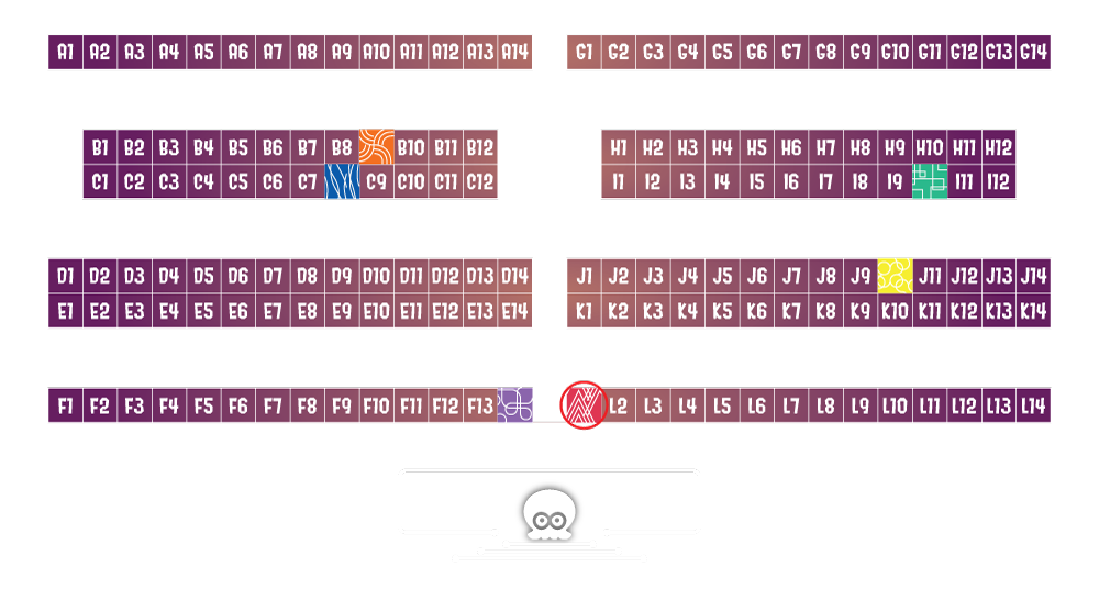 AVCon 2026 Artist Alley Map